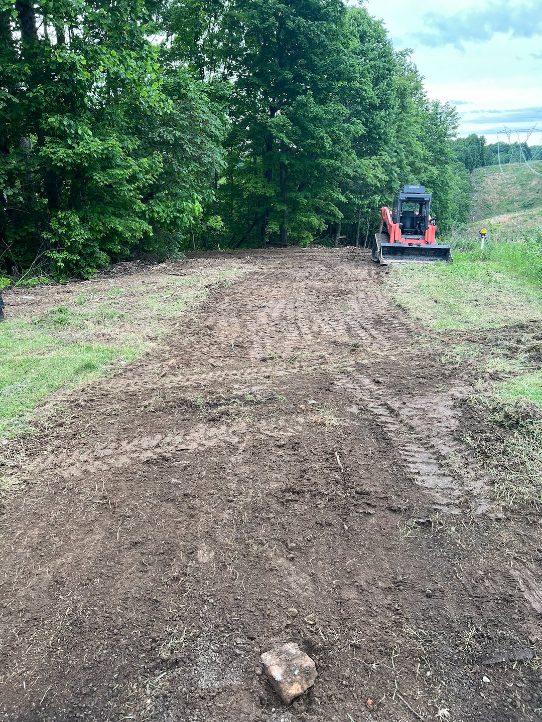 Gravel driveway repair and installation